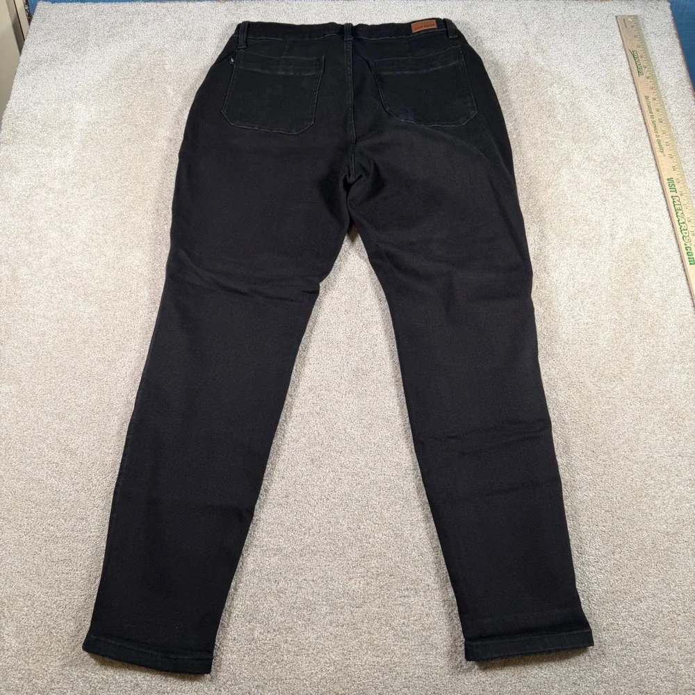 Judy Blue Jogger Pants Women 15/32(FIT 31x29) Black Drawstring High Rise Stretch